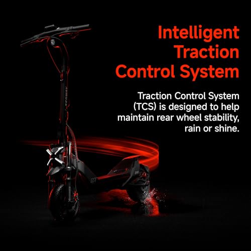 Electric Scooter, 24.9 MPH, 43.5-Mile Range, Dual Suspension, 1600W Peak Motor, Off-Road Scooter S425137