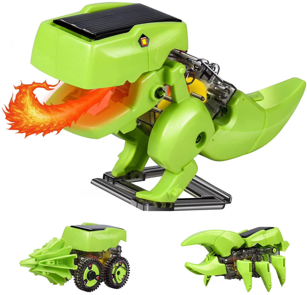 STEM Robot Building Toy Science Kit 3 in 1 Solar Dinosaur Desk Robot L689067