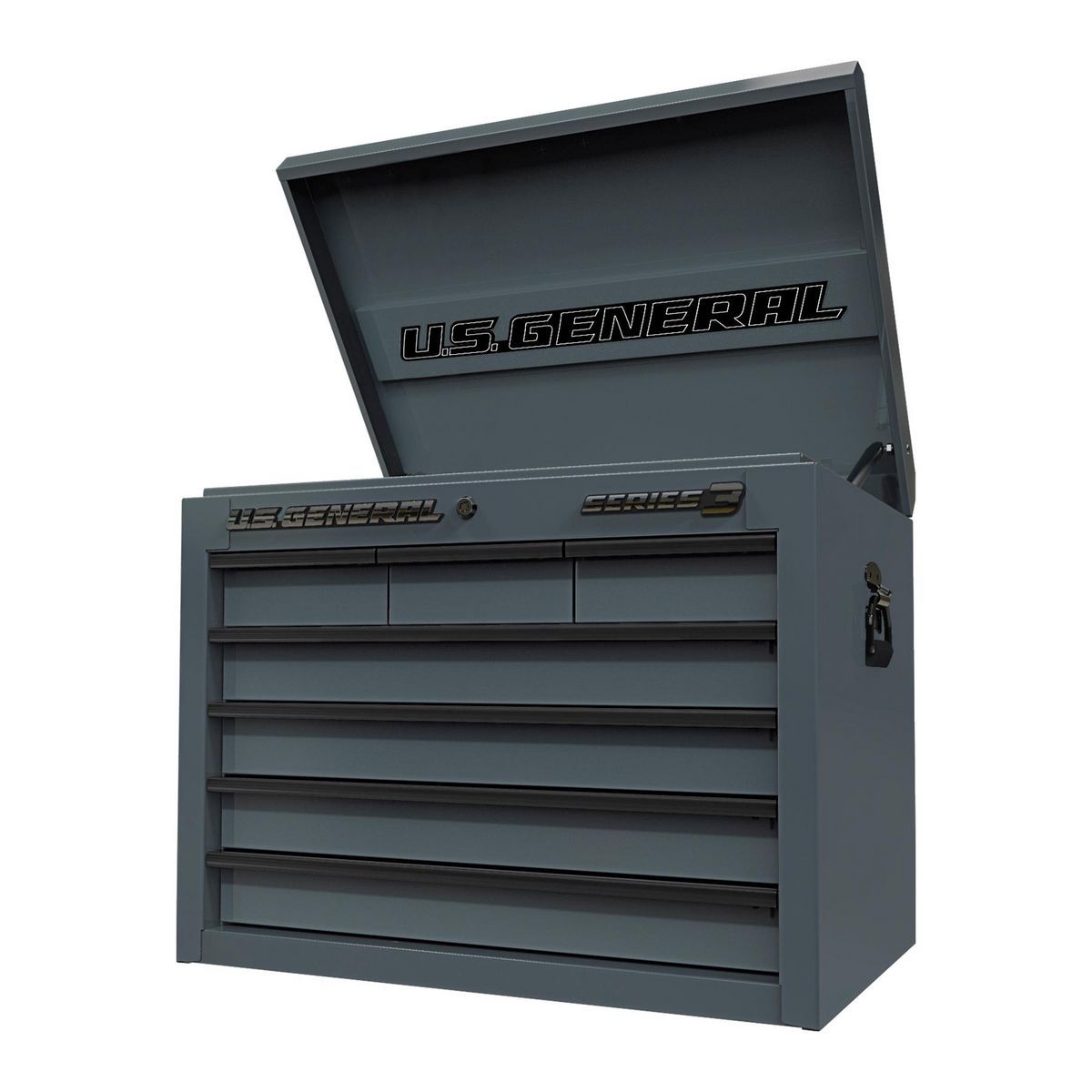27 in. x 22 in. Slate Gray Top Chest D3925
