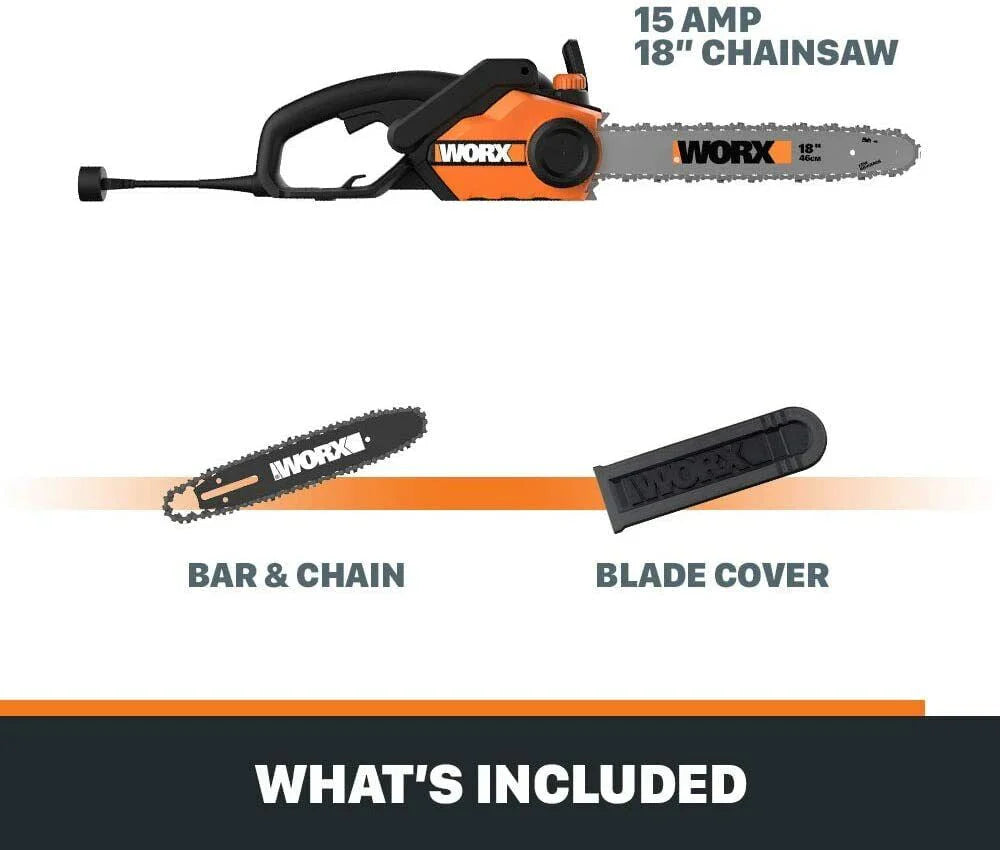 18in 15 Amp Electric Chainsaw R55648