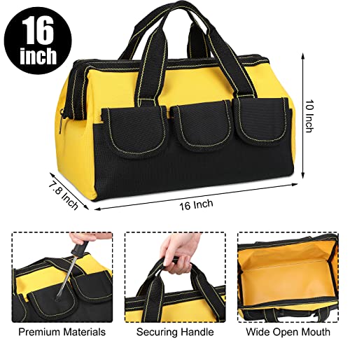 6 Pcs Heavy Duty Tool Bag with Hard Bottom S950