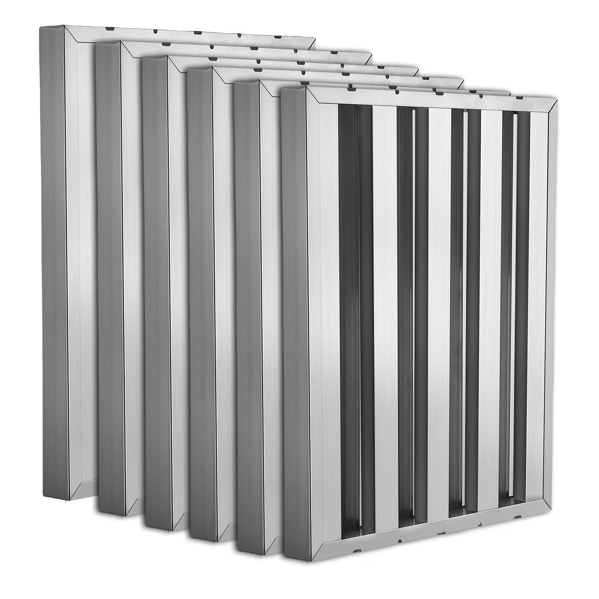 Commercial Hood Filters 19.5W x 24.5H Inch, 430 Stainless Steel, Pack of 6 I59264