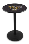 Black Wrinkle Pub Table 36 inch I1871