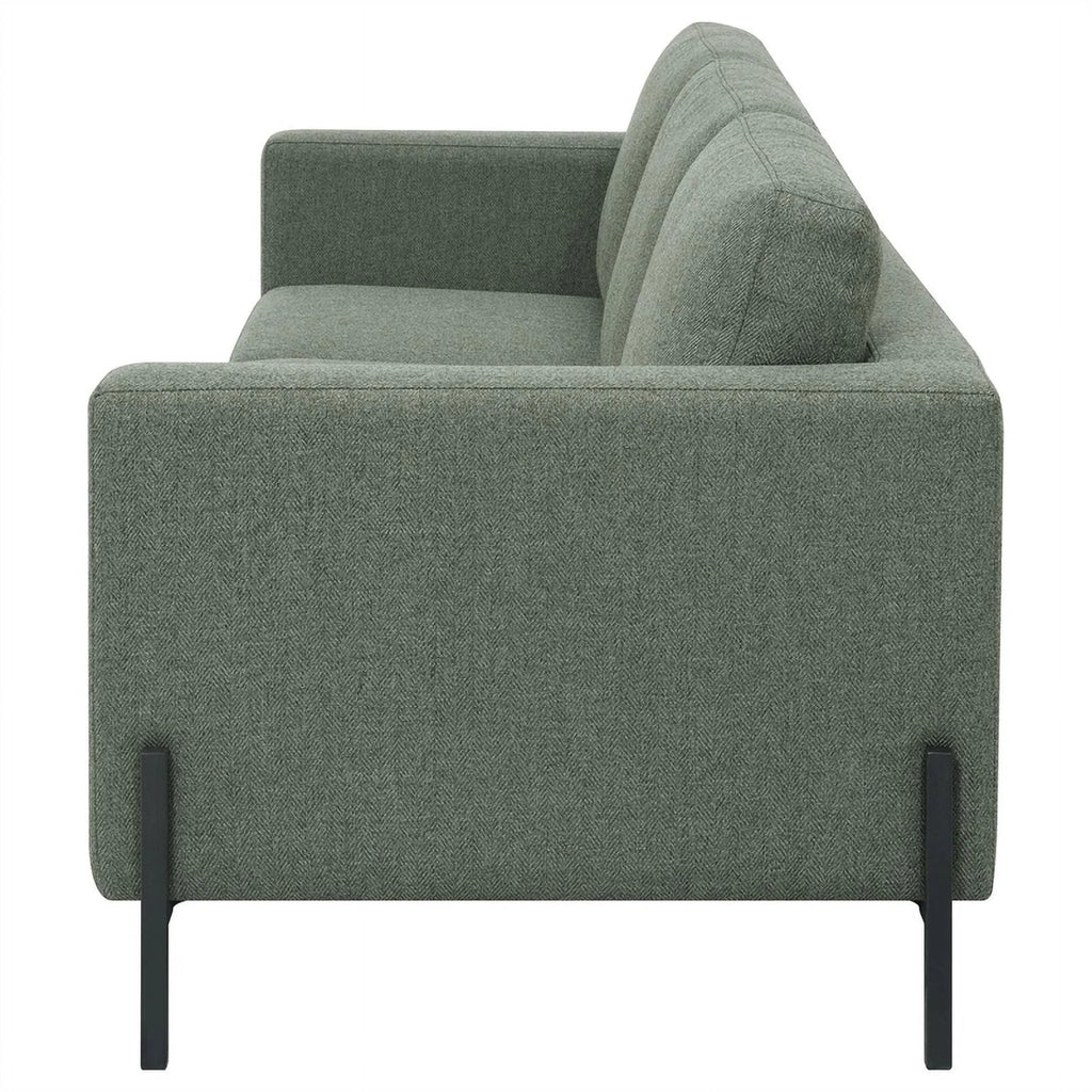 Sage Upholstered Fabric Sofa with Track Arms N666926
