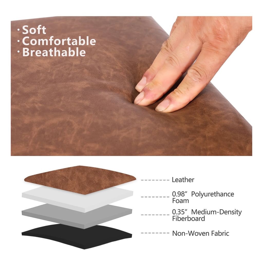 Small Rectangle Foot Stool with Non-Skid Plastic Legs R6276