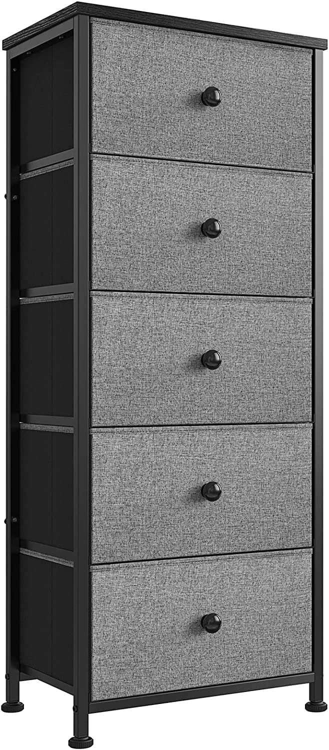 5 Drawer Narrow Tower Dresser with MDF Top E82178