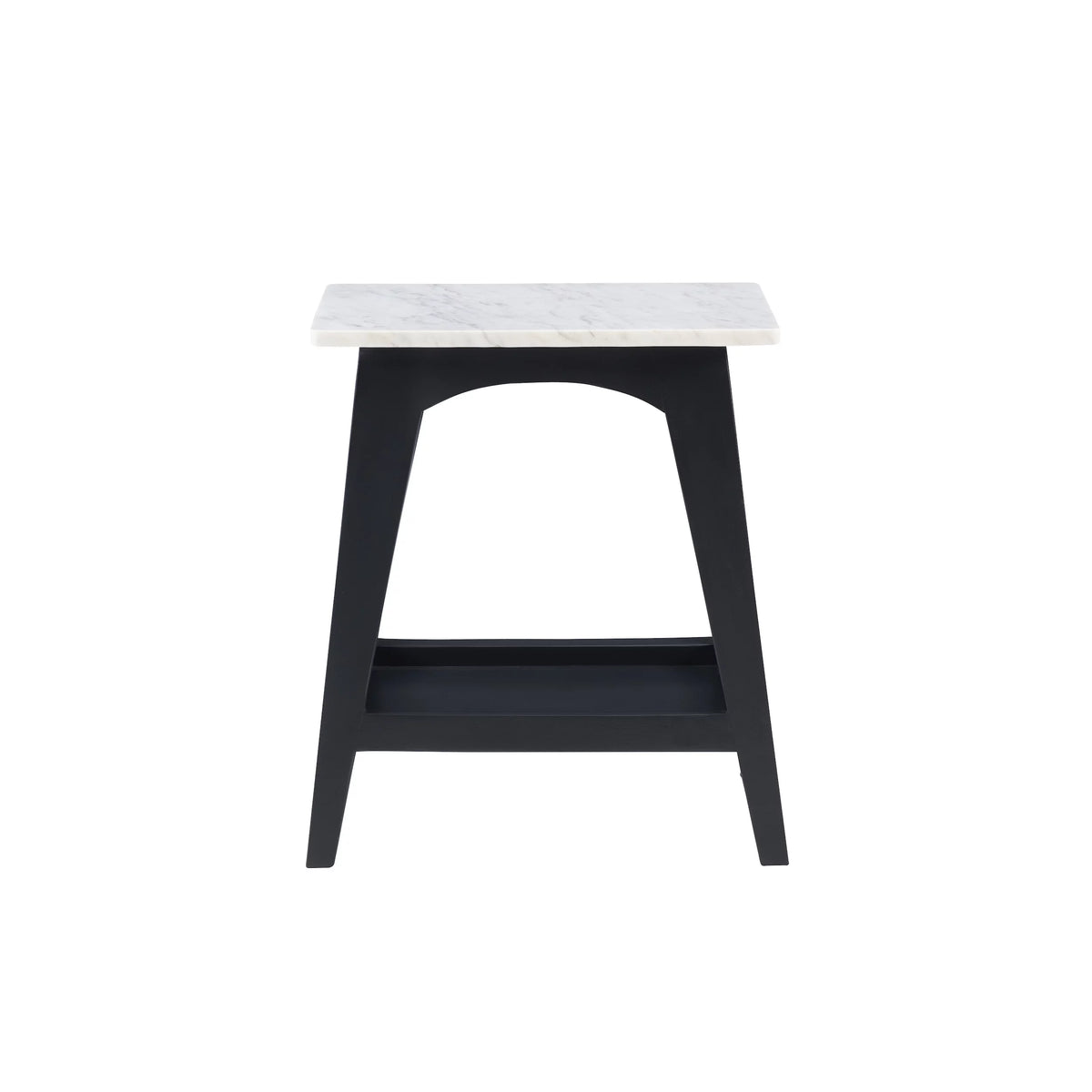 Gray Wash End Table with Shelf U924642