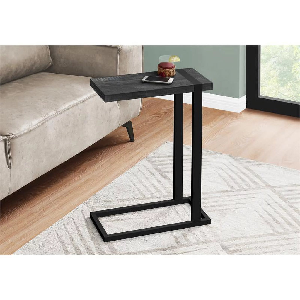 Black Rectangular Farmhouse Wood Side Table S57931