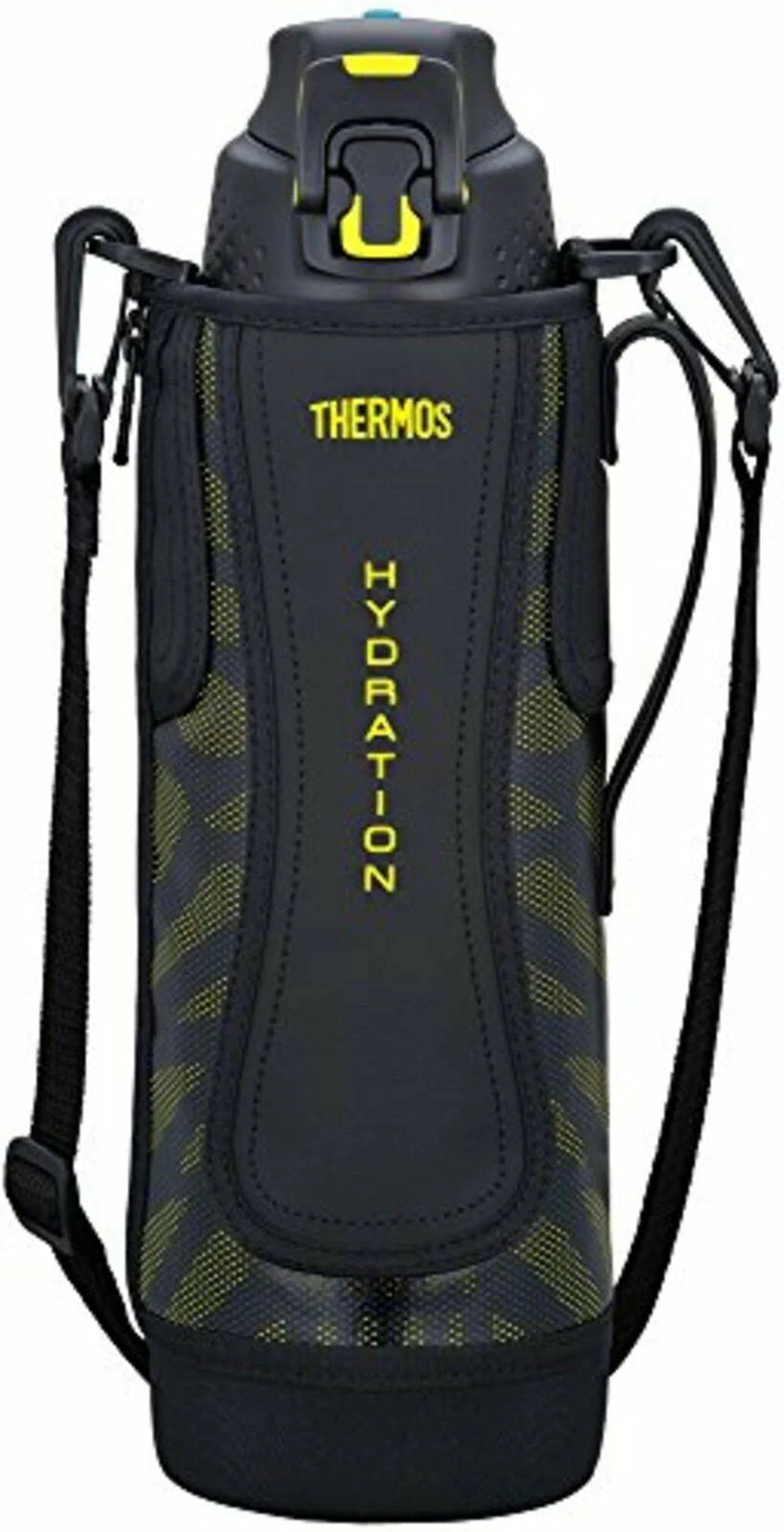 Black Yellow Vacuum Insulation Bottle 1.5L Z6360