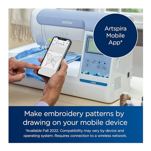 Large Embroidery Machine with Wireless LAN Connection F37152