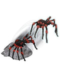 LED Red and Black Jumping Spider Animatronic 21 Inches U853059