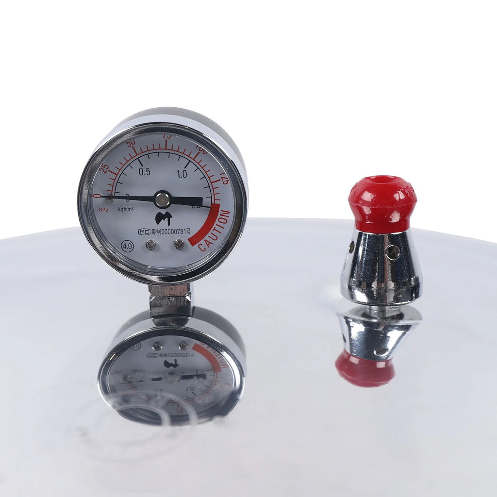 22L Explosion-proof Aluminium Pressure Cooker Canner Pot B5933