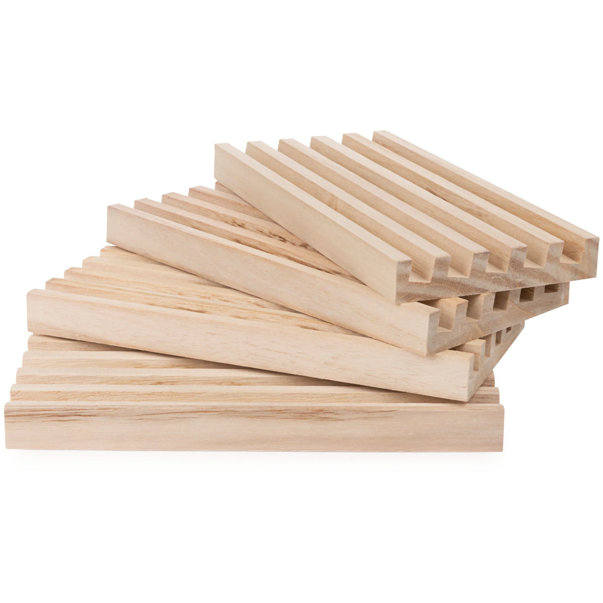 Wood Domino Racks, Set of 4 Z3684