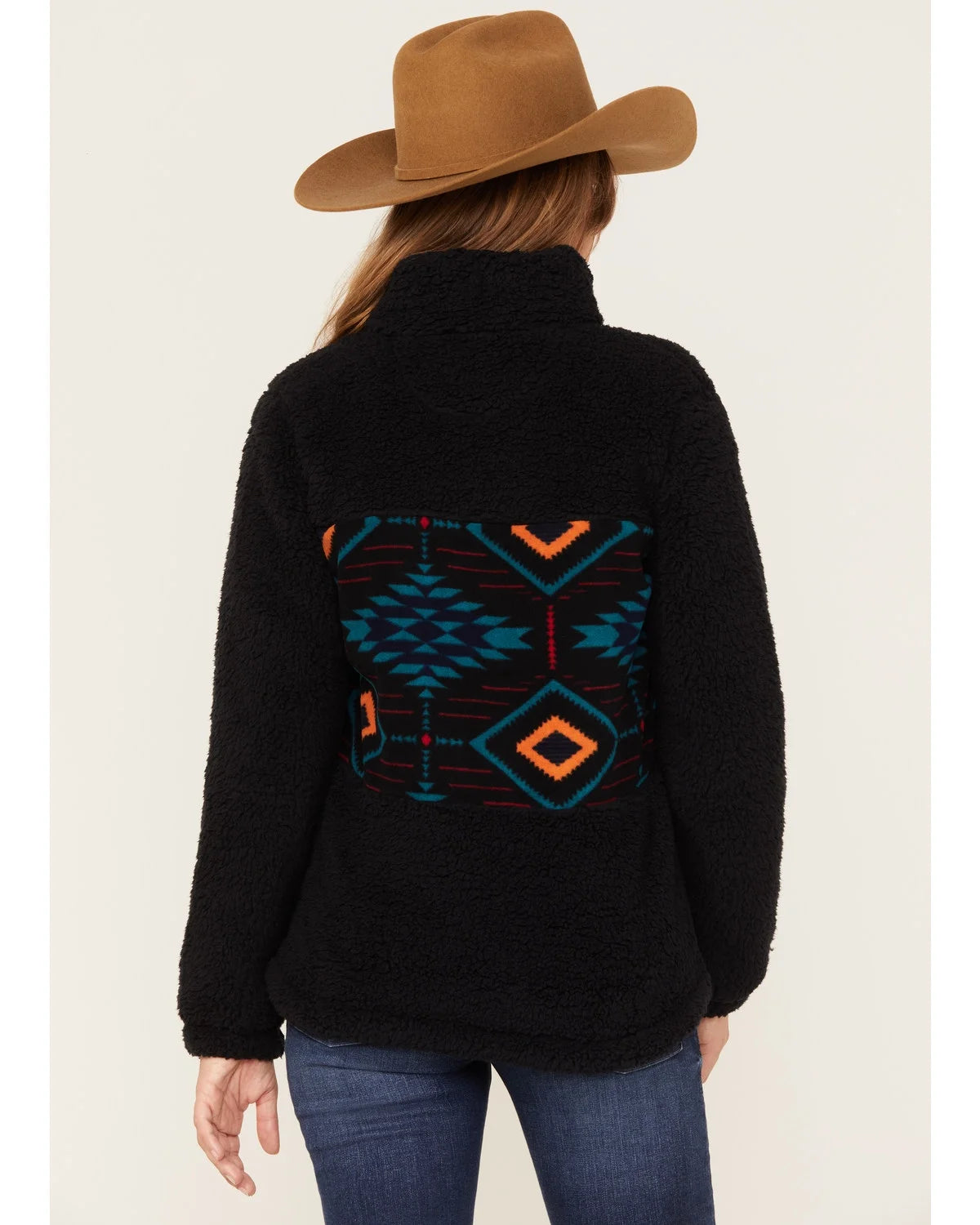 Black Large Fleece Jacket C487