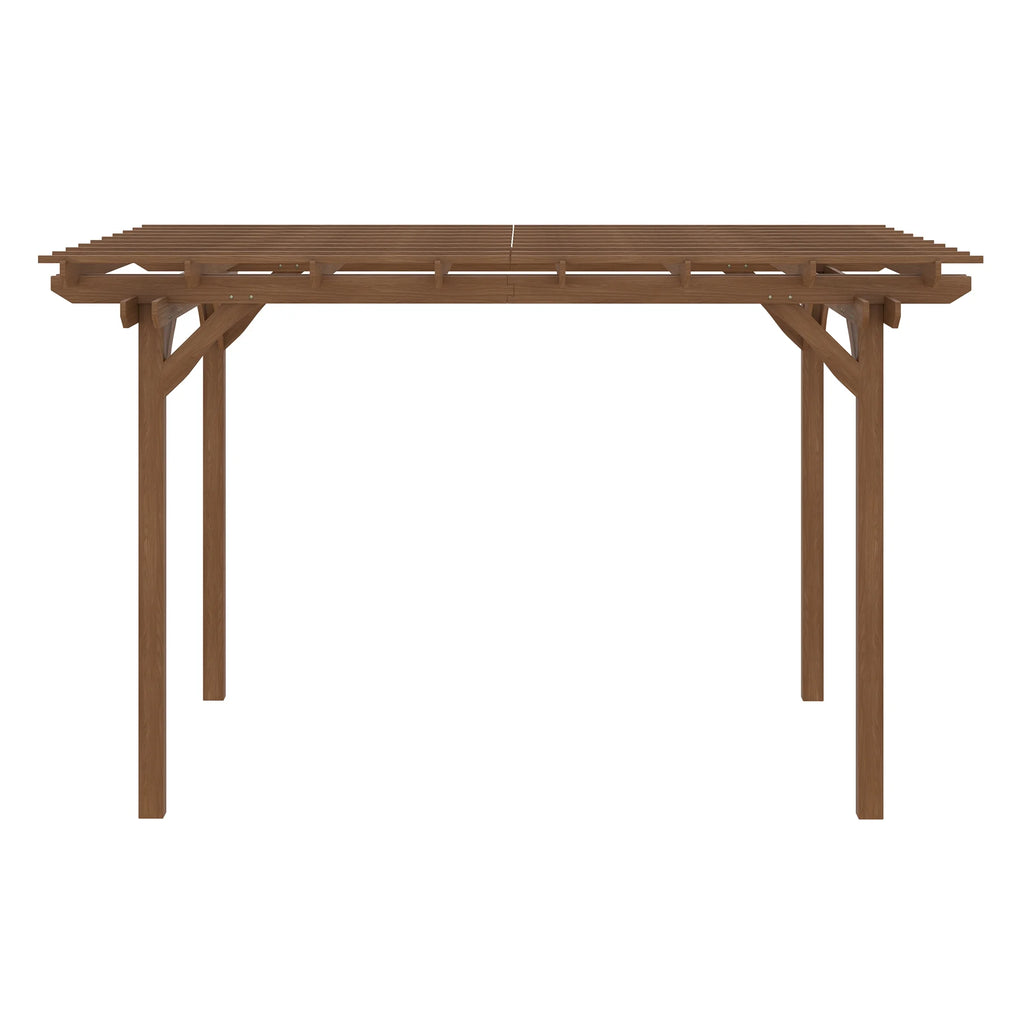 12' x 10' Wooden Pergola Outdoor Gazebo U61437