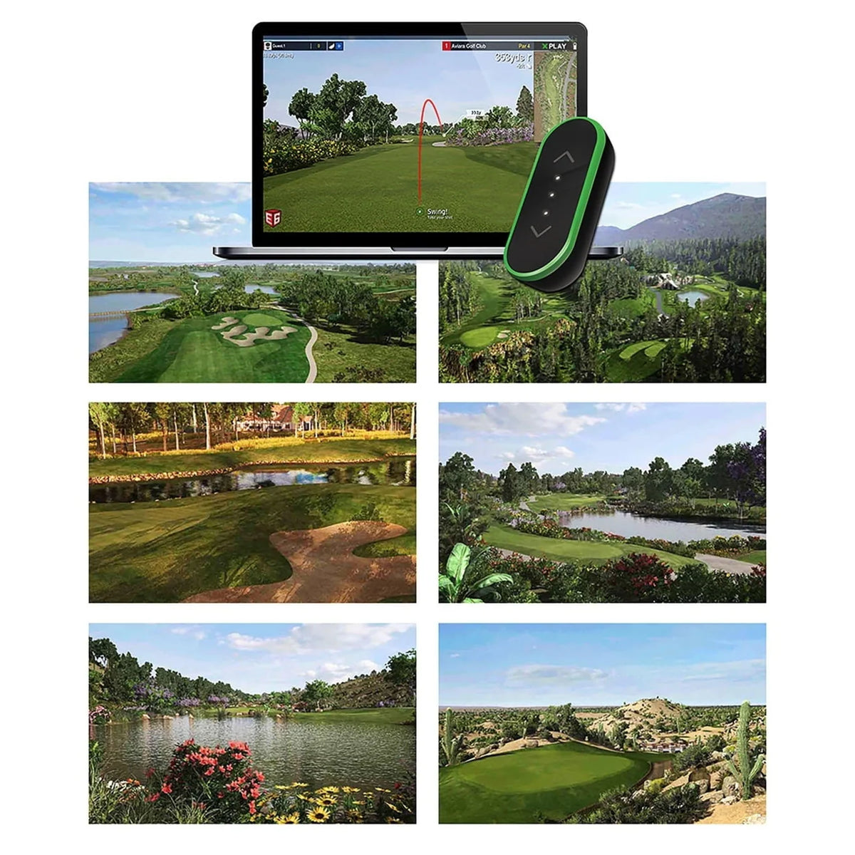 Home Golf Simulator with 12-Month E6 Connect Access E603