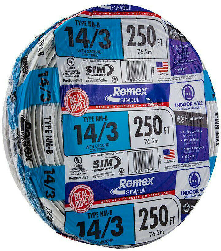 14/3 Nm-b Indoor Electrical Copper Wire Y8294