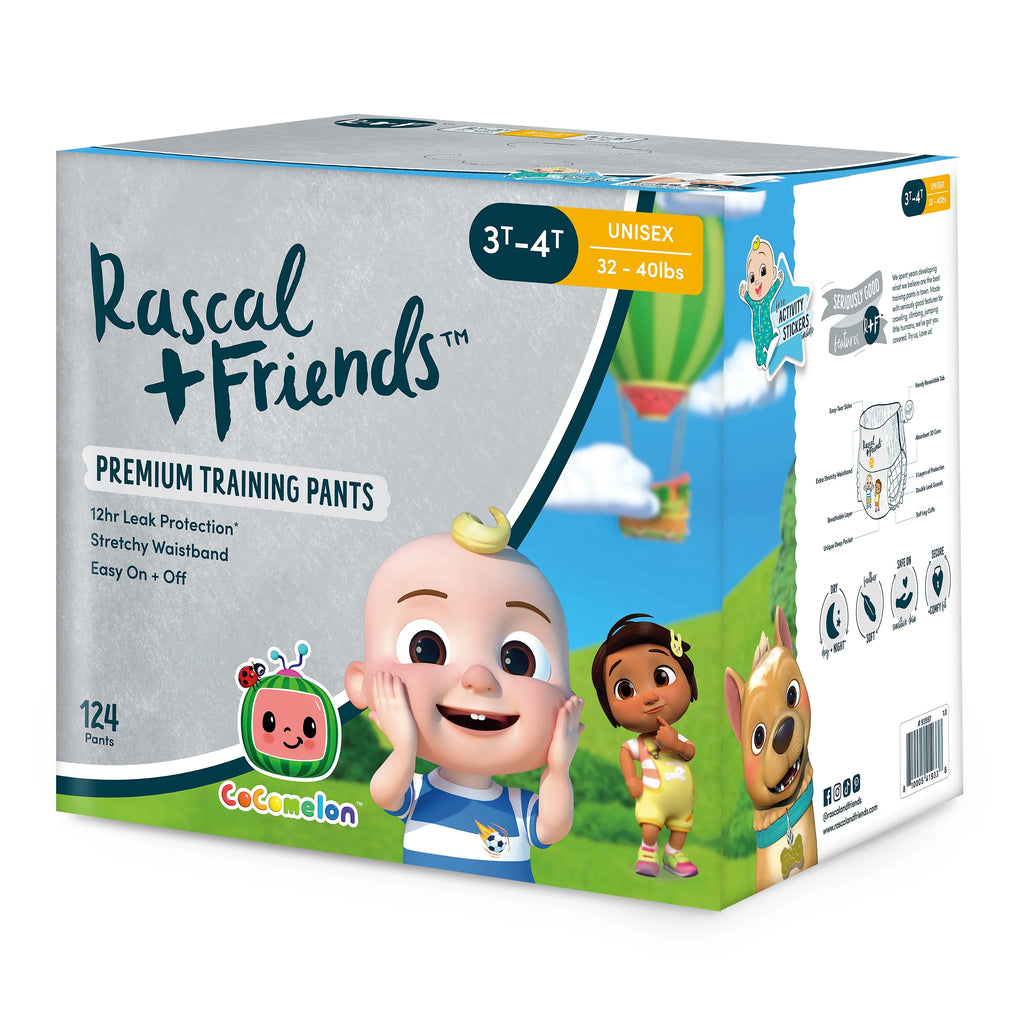 Training Pants, Size 3T-4T 124 Count N8721