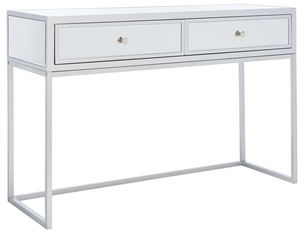 2 Drawer Mirrored Desk E793627