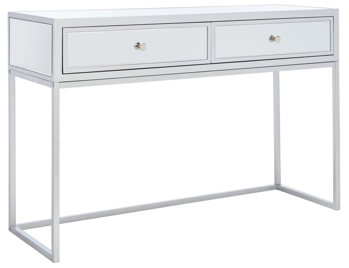 2 Drawer Mirrored Desk E793627