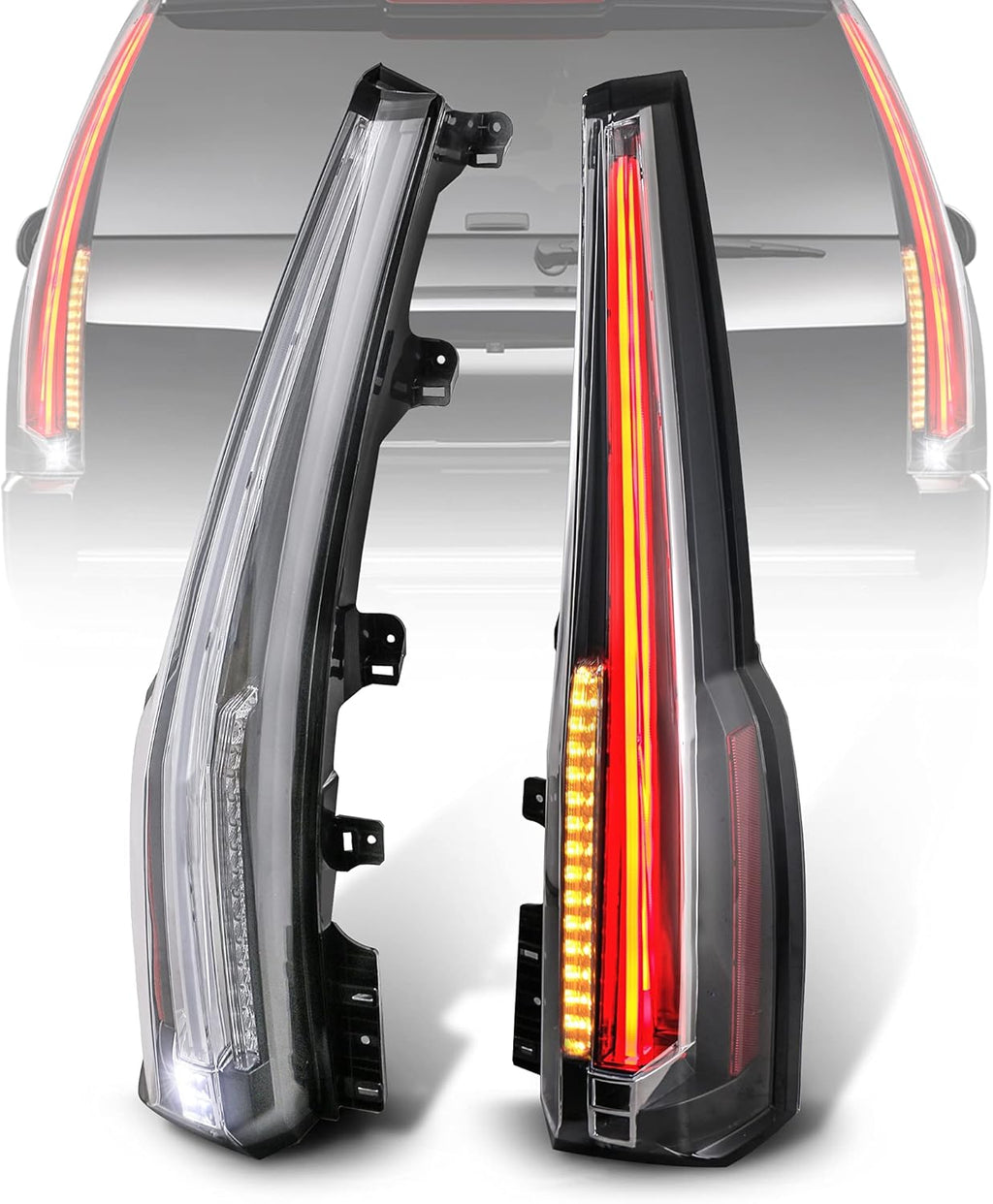 LED Tail Lights Rear Lamp Brake Set of 2 D61595