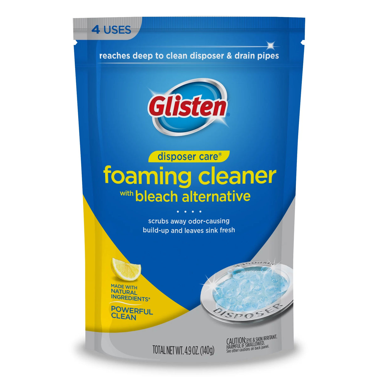 Lemon Scent Foaming Garbage Disposer Cleaner G921