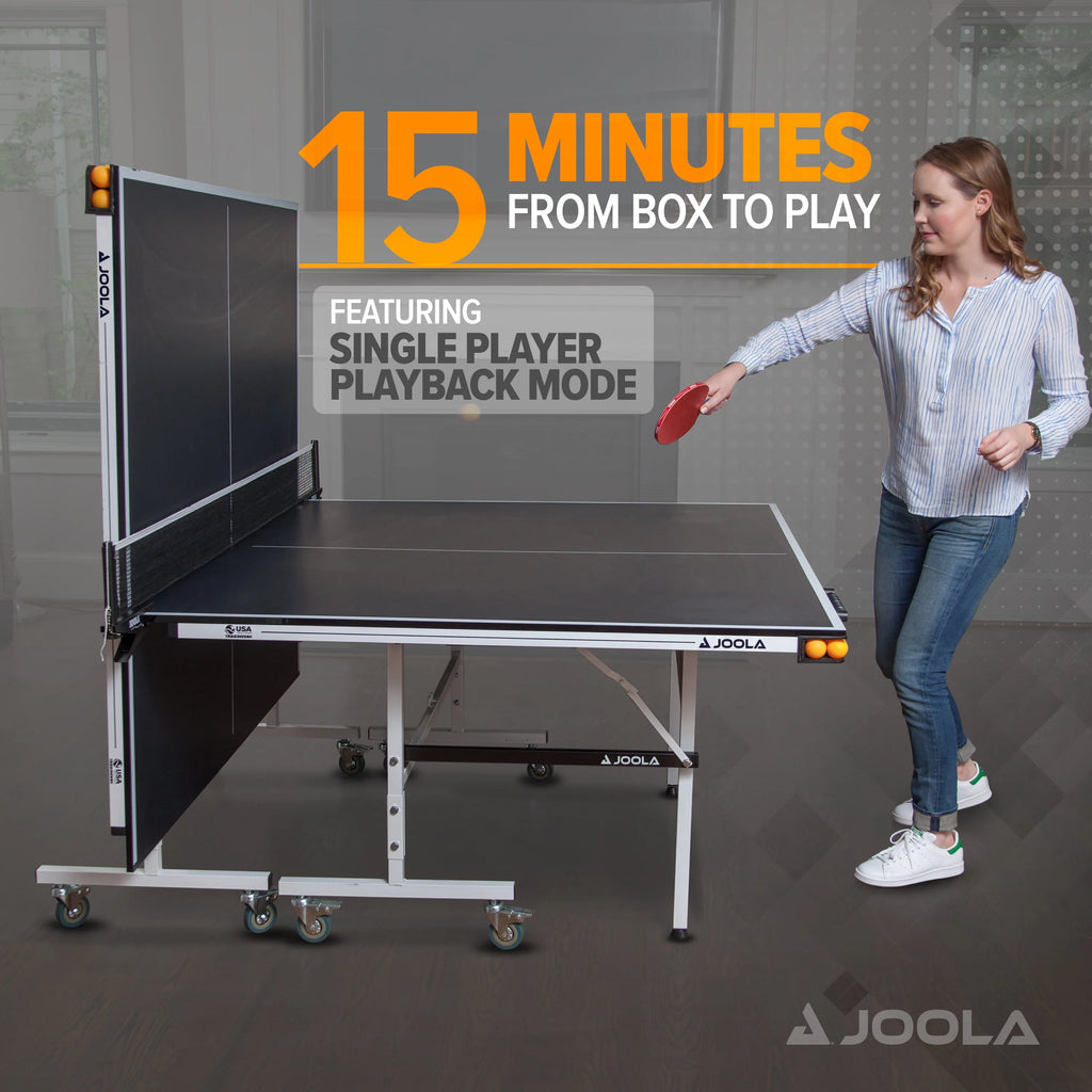 Official Size 2-Piece Indoor Table Tennis Table Y440231