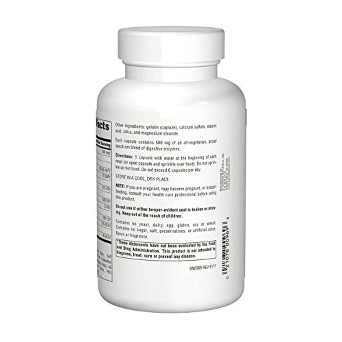 500 mg 240 Capsules Enzymes A64338