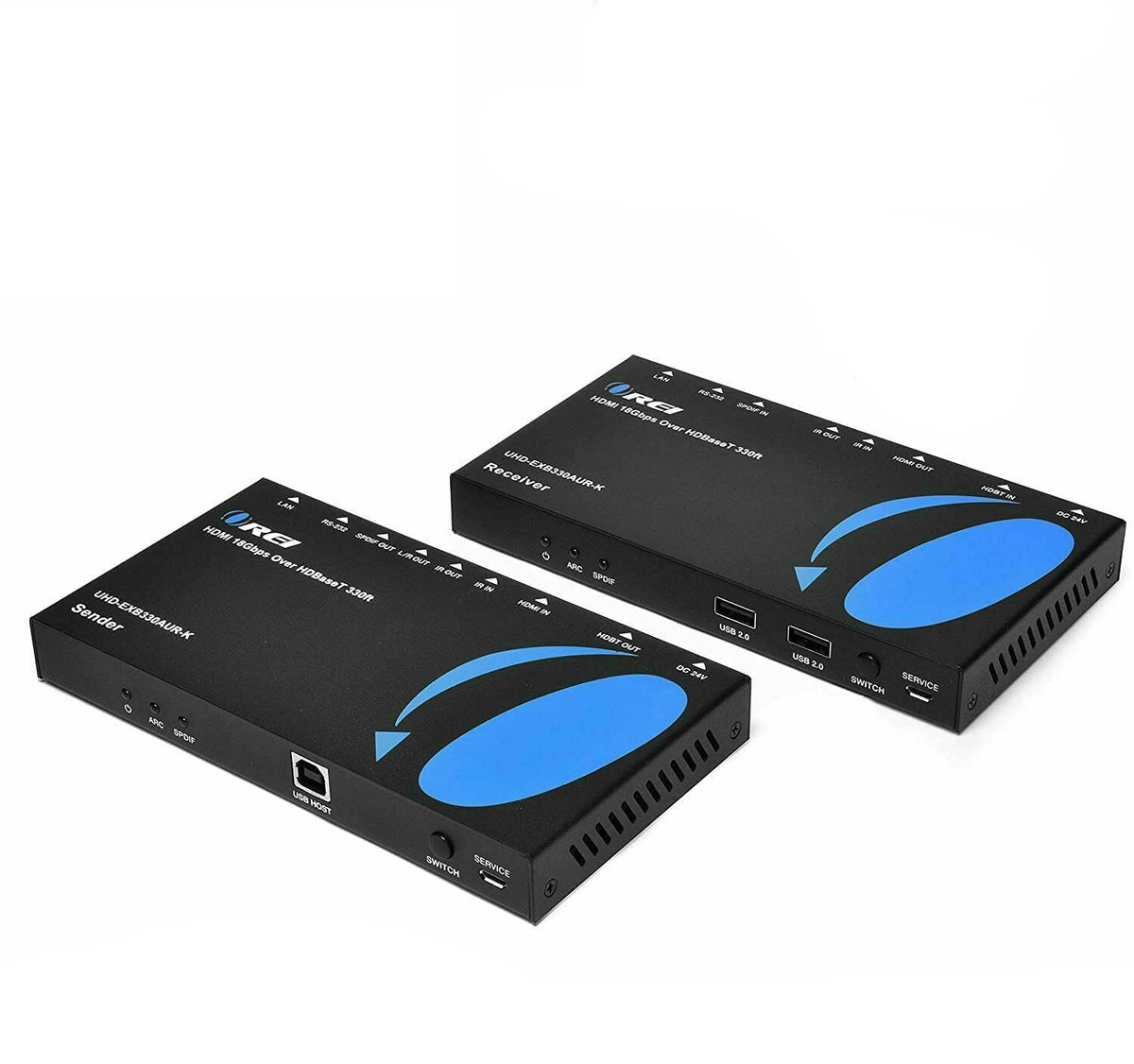 4K HDMI Extender Balun Over Single CAT5e/6/7 Cable B456279