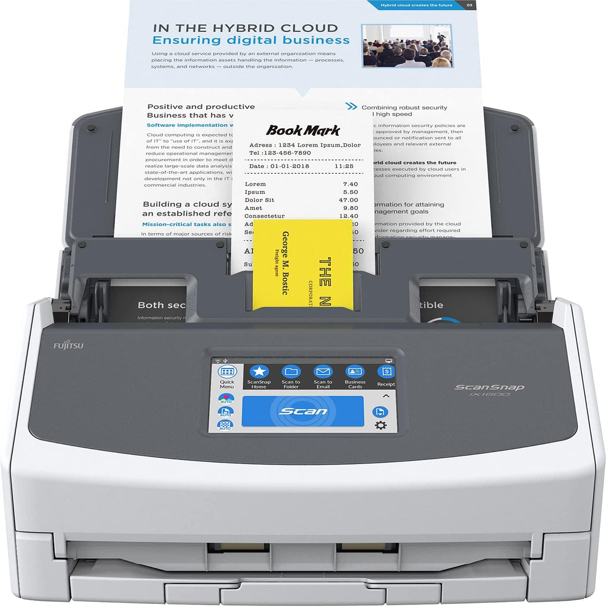 Black Document Scanner O432604