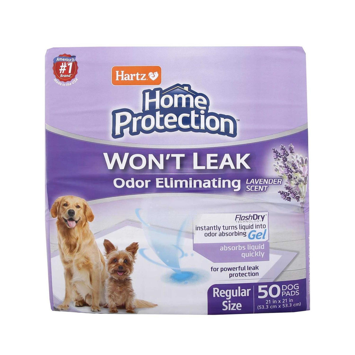 Lavender Scent Odor Eliminating Dog Pads F441211
