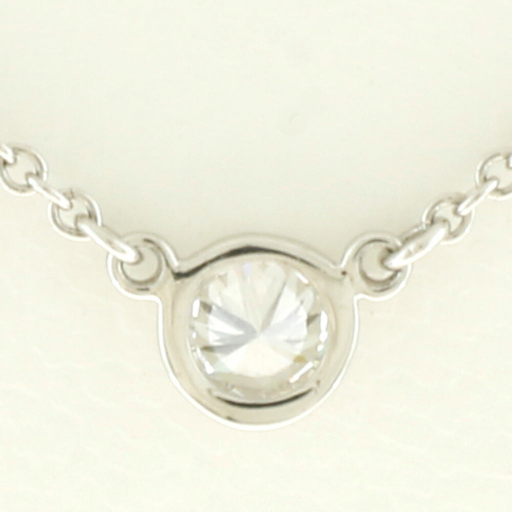 Platinum Necklace By The Yard Diamond A1415