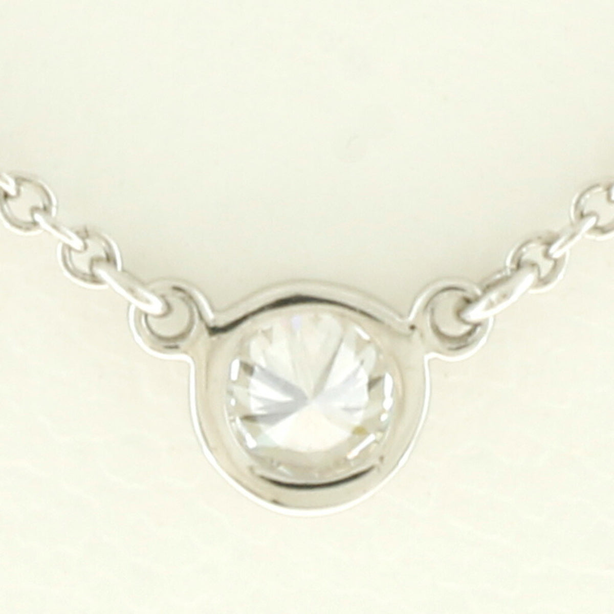 Platinum Necklace By The Yard Diamond A1415