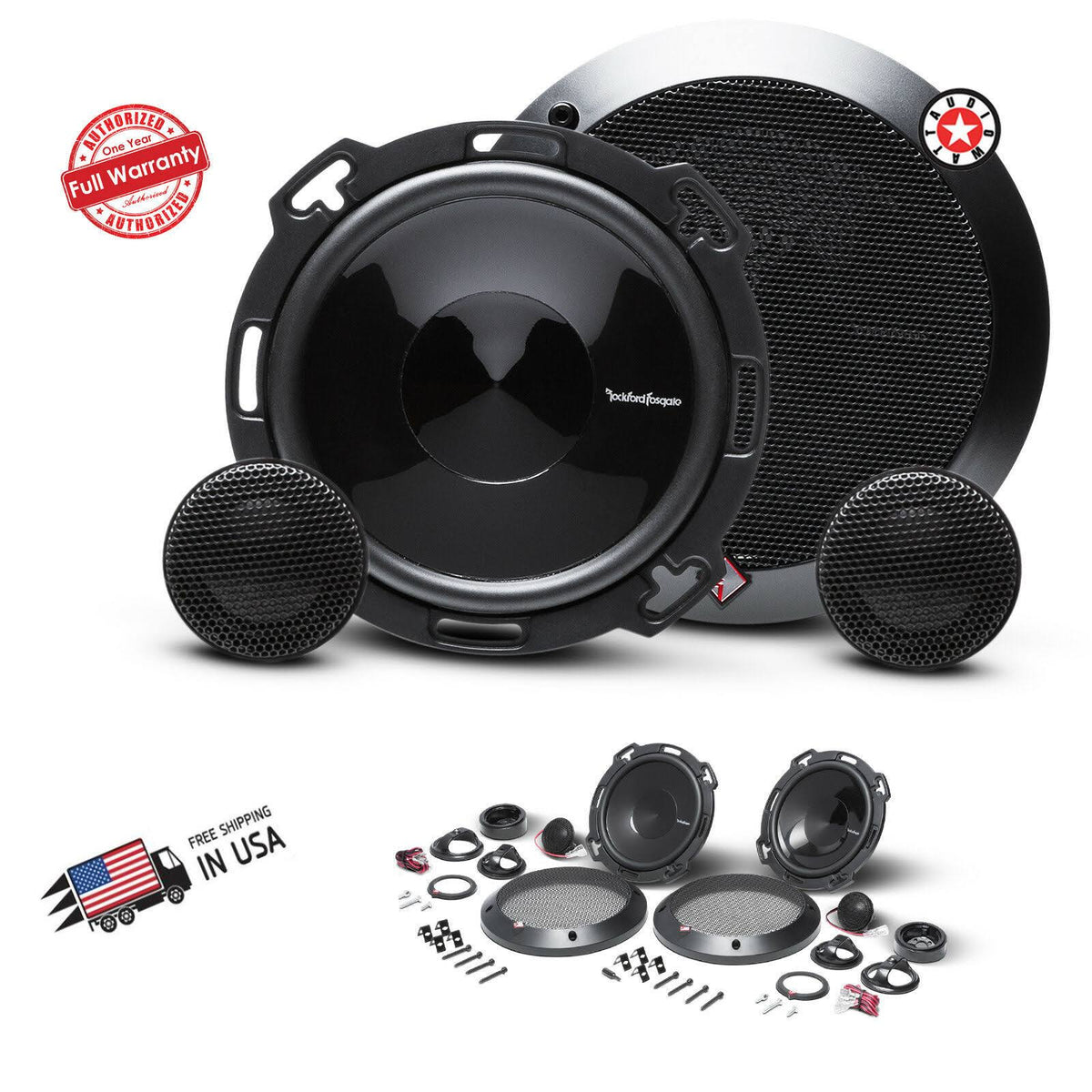 6-Inch 2-Way Component Speaker System T14767