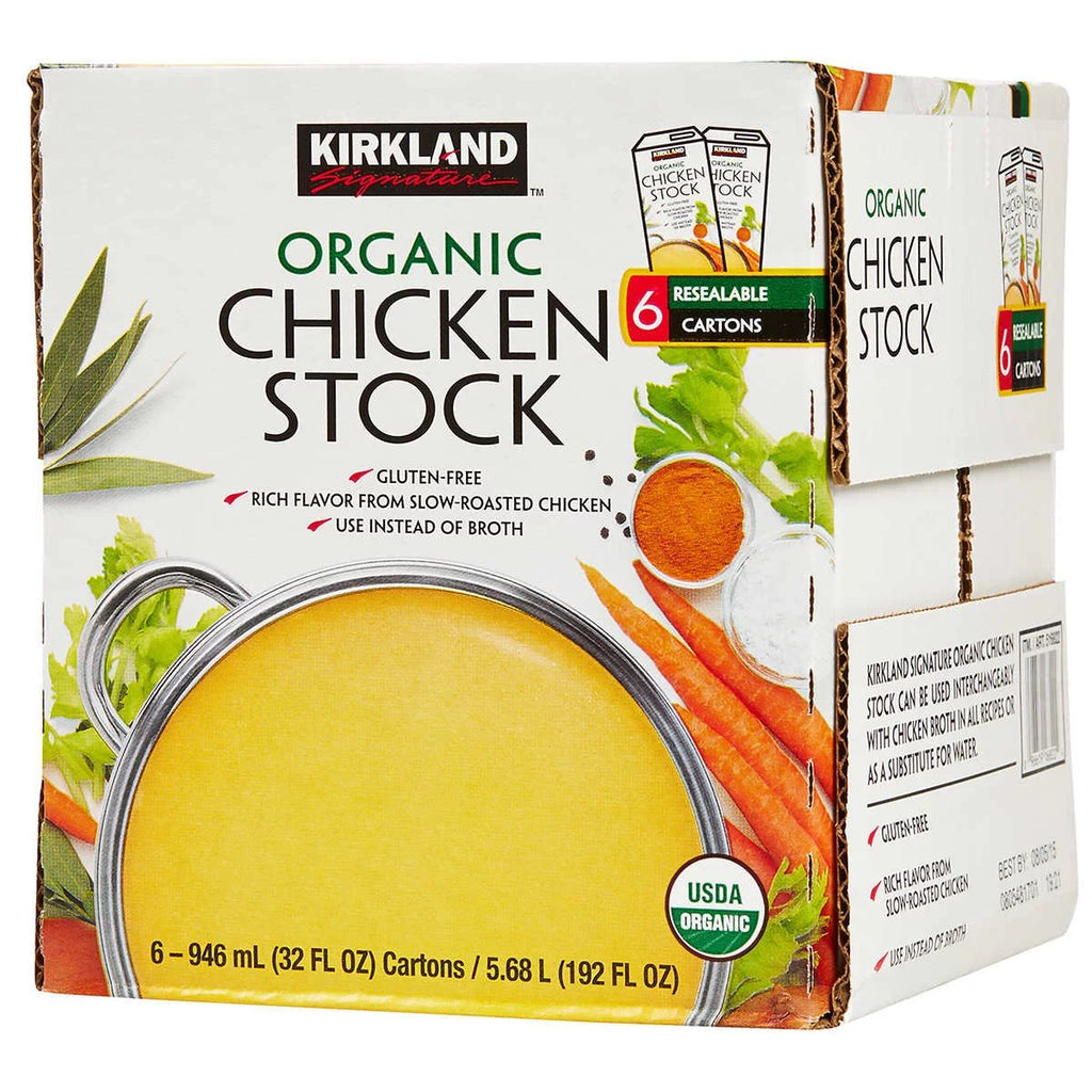 Organic Chicken Stock 32 Fluid Ounce (Pack of 6) G852665