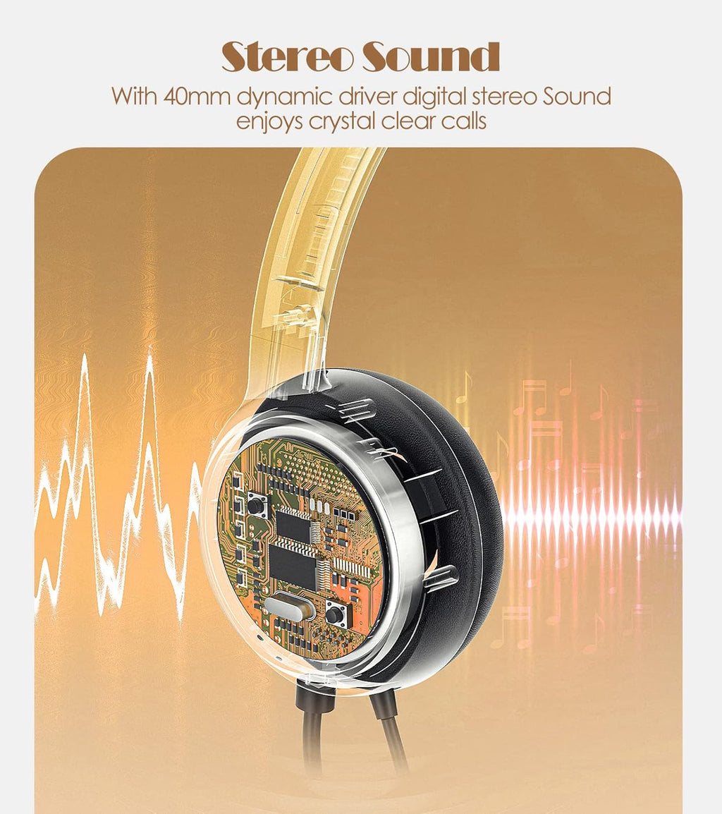 USB Headset with Mic, Noise-Cancelling, Wired V9452