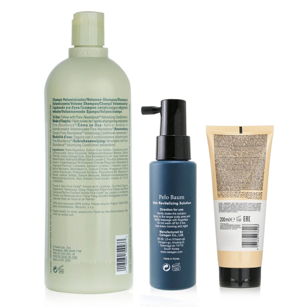 Hair Revitalizing Solution 60ml + Volumizing Shampoo 1000ml + Resurfacing Conditioner 200ml 3pcs F357957