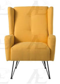 Yellow Fabric Accent Chair B3969