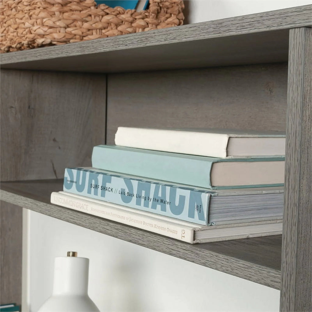 Engineered Wood Desk with Hutch F651