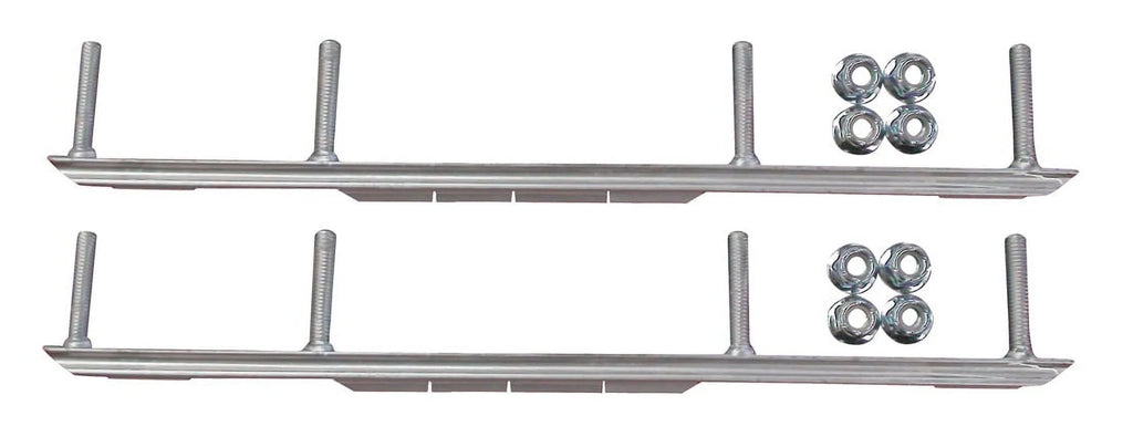 Orange Snowmobile Skis with 4.5" Shaper Bars Complete Kit N271175