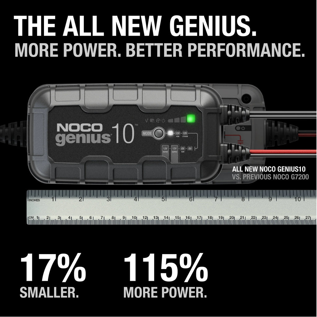 6V/12V 10A Smart Battery Charger and Maintainer B9100