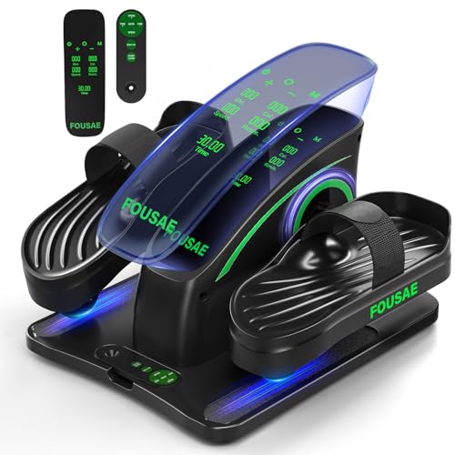 Under Desk Elliptical Leg Exerciser with Touch Screen and Remote Control A786