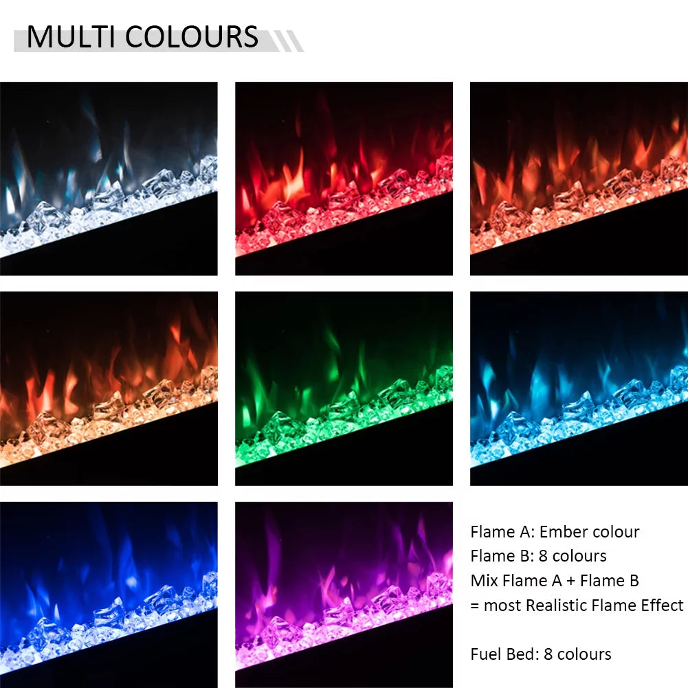 50 Inches Wall Mount Electric Fireplace K946