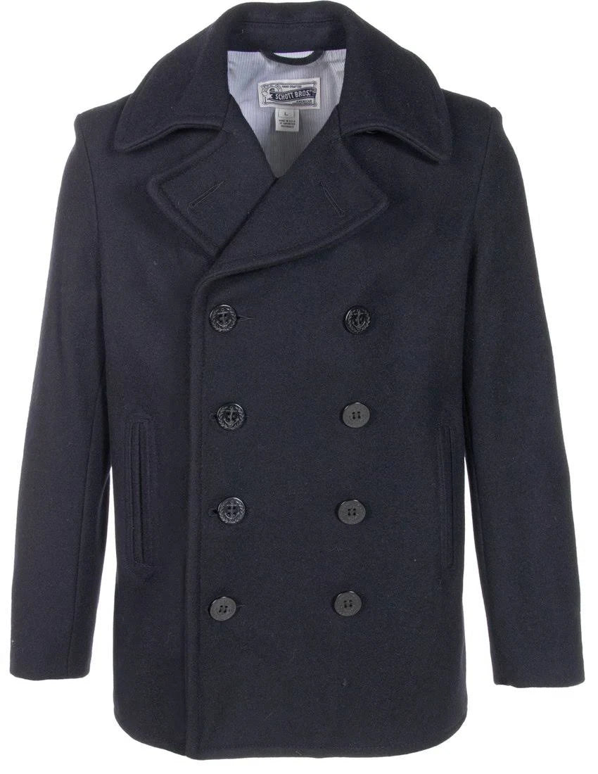 Blue Slim Fit Peacoat B403355