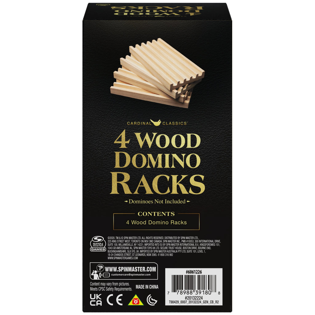 Wood Domino Racks, Set of 4 Z3684