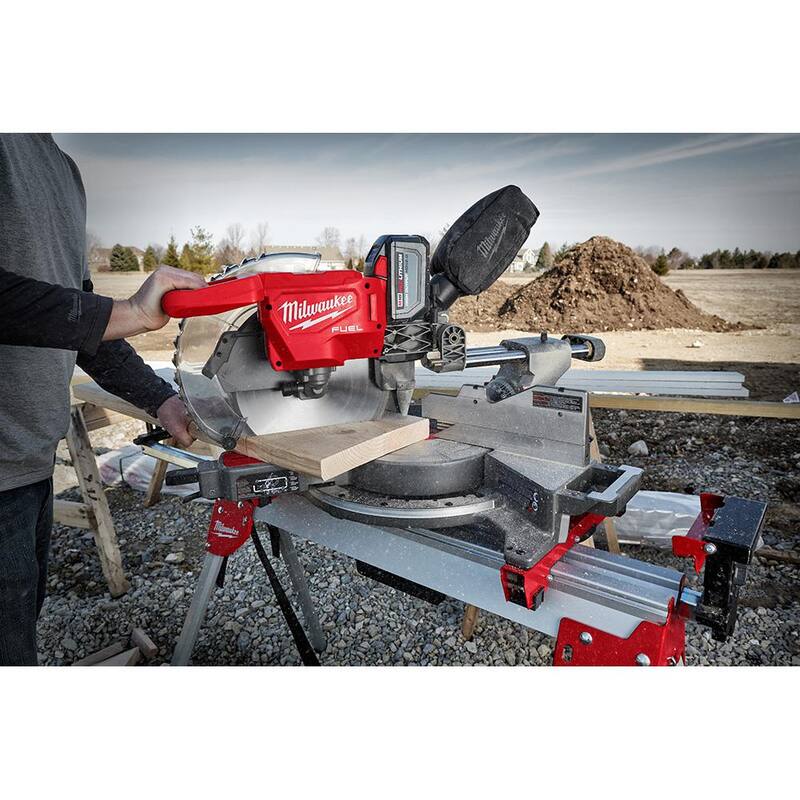 18V Lithium-Ion Brushless Cordless Dual Bevel Sliding Compound Miter Saw with Compact Router C986578