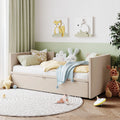 Upholstered Wooden Twin Size Daybed with Trundle C20153