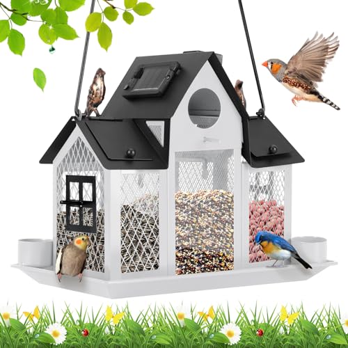 Hanging Metal Squirrel Proof Bird Feeder Z1874