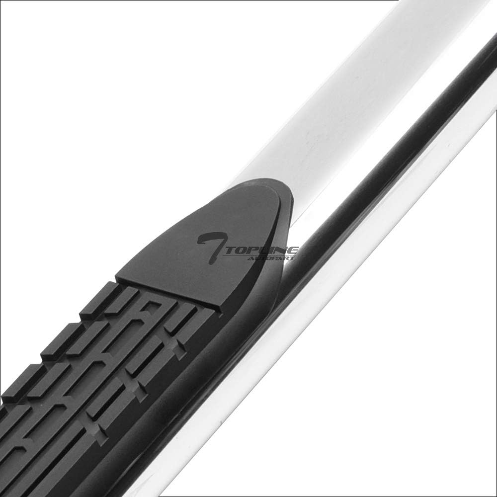 4" Oval Polished Stainless Steel Side Step Nerf Bars Running Boards S597251