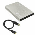 1TB Ultra Slim Portable External Hard Drive USB3.0 Silver T435415